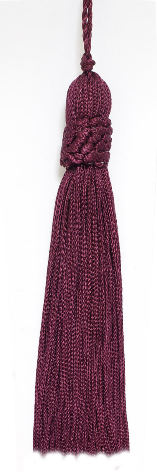 Set of 10 Decorative Burgundy 4 inch Tassel, Imperial II Collection Style# CT04 Color: Red Wine - E10 - DecoPro