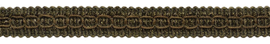 24 Yard Package / 7/8 inch Graceful Gimp Braid / Style# 0078SGC Color: Mocha Brown - E18 (72 Ft / 21.9M) - DecoPro