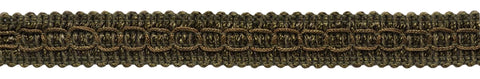 24 Yard Package / 7/8 inch Graceful Gimp Braid / Style# 0078SGC Color: Mocha Brown - E18 (72 Ft / 21.9M)