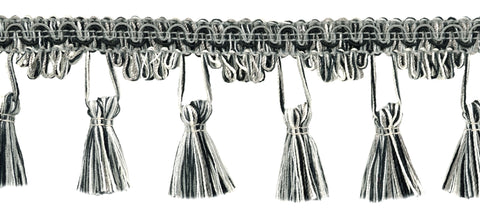 Tassel Fringe BF-1478 49/11 Gray/Silver