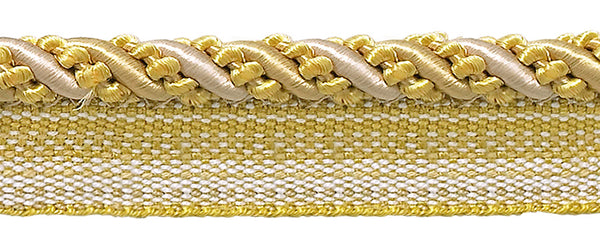 10 Yard Value Pack of Medium Antique gold 4/16 inch Imperial II Lip Cord Style# 0416I2PK Color: RUSTIC GOLD - 4975 (30Ft.)