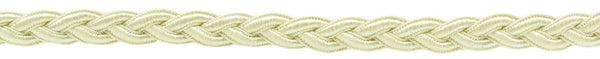 1/2 inch Braided Decorative Soutache Ivory / Ecru Gimp Braid / Style# 0050SGB Color: Ivory - A2 / Sold by the Yard
