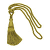 Set of 2 Elegant Olive Green Curtain & Drapery Tassel Tieback / 8 1/2 Inch Tassel, 30 Inch Spread (embrace) / Style# TBC085 (8368) / Color: 9628