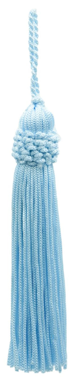 Set of 10 Decorative Light Blue 4 inch Tassel, Imperial II Collection Style# CT04 Color: Arctic Blue - N14 - DecoPro