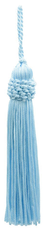 Set of 10 Decorative Light Blue 4 inch Tassel, Imperial II Collection Style# CT04 Color: Arctic Blue - N14