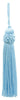 Set of 10 Decorative Light Blue 4 inch Tassel, Imperial II Collection Style# CT04 Color: Arctic Blue - N14