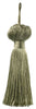 Petite Key Tassel / 3 inches long Tassel with 1 inch loop / Style# BT3 (11309) Color: Beaver Green - L80
