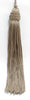 Set of 10 Beige Crown Head Chainette Tassel, 5.5 Inch Long with 1 Inch Loop, Basic Trim Collection Style# CT055 Color: Grain - A5