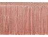 4 Inch Chainette Fringe Trim, Style# CF04 Color: Light Rose Pink - 07, Sold By the Yard