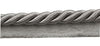 10 Yard Pack of Silver Grey, Large 3/8 inch Basic Trim Lip Cord, Style# 0038S Colr: Silver Grey - 049 (30 Ft)