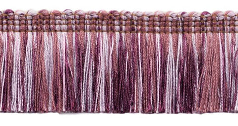 27 Yard Value Pack (25m) / Brush Fringe Trim / 1 3/4 inch (45mm) / Style#: 0175HB / Color: 2927 (Mauve Dark Plum Purple)