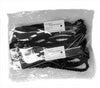 Pair Of Premium Black Decorative Chainette Tiebacks, 5 inch Tassel Length, 30 inch Spread (embrace), COLOR: Black - K9