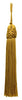 Set of 10 Old Gold Crown Head Chainette Tassel / 5 1/2 Inch Long with 1 1/2 Inch Loop / Basic Trim Collection / Style# CT055 / Color: D05