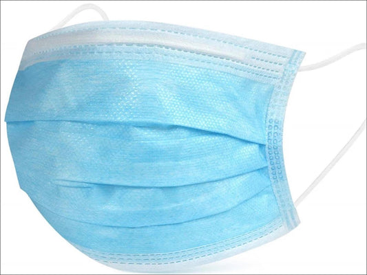 100 pieces Disposable Surgical Face Masks, Mouth and Nose Safety Protection - DecoPro