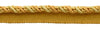 Medium 4/16 inch Medium and light Gold, Noblesse Collection Lip Cord Style# 0416H Color: Golden Rays - 4875 (Sold by The Yard)
