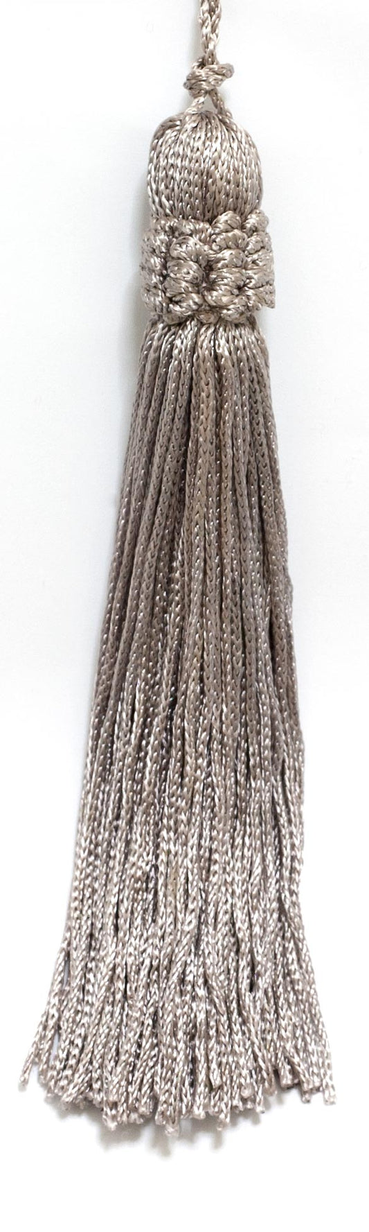 Set of 10 Lavender gray Crown Head Chainette Tassel, 5.5 Inch Long with 1 Inch Loop, Basic Trim Collection Style# CT055 Color: Lavender gray - D15 - DecoPro