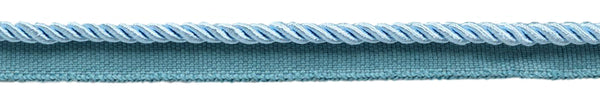 16 Yard Value Pack of 3/16 inch (.5cm) / Light Blue Basic Trim Lip Cord / Style# 0316S (21976), Color: Arctic Blue - N14 (49 Ft / 14.6M)