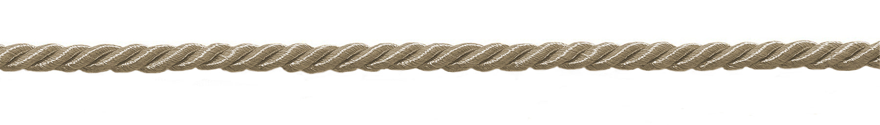 Small 3/16 inch Sandstone Light Beige Basic Trim Decorative Rope / Sold by the Yard / Style# 0316NL (8641) / Color: A10 - DecoPro
