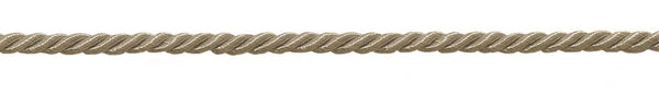 Small 3/16 inch Sandstone Light Beige Basic Trim Decorative Rope / Sold by the Yard / Style# 0316NL (8641) / Color: A10