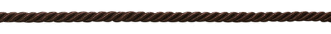 Small 3/16 inch Basic Trim Decorative Rope (Brown), Sold by The Yard , Style# 0316NL Color: MOCHA - D2
