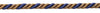 Medium NAVY BLUE TAUPE Baroque Collection 5/16 inch Decorative Cord Without Lip Style# 516BNL Color: NAVY TAUPE - 5817 (Sold by The Yard)
