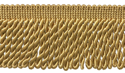 Elegant 4 inch Long Beaded Tassel Fringe / Style# BTFCT4 Color: Gold 