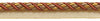 10 Yard Value Pack Large RUST GOLD Baroque Collection 7/16 inch Cord with Lip Style# 0716BL Color: CINNAMON TOAST - 6122 (30 Ft / 9 Meters)