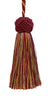 Decorative 3.5 inch Tassel / WINE GOLD / Baroque Collection Style# BTS Color: AUTUMN LEAVES - 5716