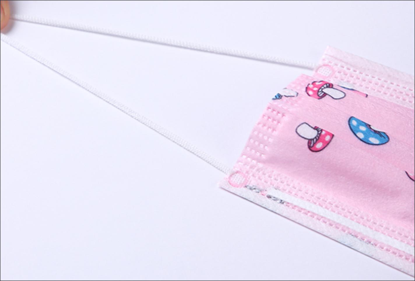 100 Pack of Children Size Disposable Mask €“ Pink - DecoPro