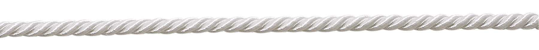16 Yard Value Pack of Small 3/16 inch White, Basic Trim Decorative Rope, Style# 0316NL Color: WHITE - A1 (50 Feet / 15M) - DecoPro