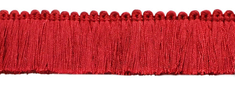 5.4 Yard Value Pack of Red, 1 3/4 inch Basic TrimÂ Brush Fringe Style# 0175SB Color: Red - E13 (5M / 16 Ft)