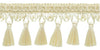 3.5 Inch Tassel Fringe Trim / Style# STF035 / Color: Peach Silk - E15 / Sold by the Yard