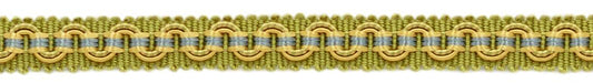 6 Yards of 3/8 inch Alexander Collection Decorative Gimp Braid / Gold, Green, Blue / Style# 0038AG / Color: Mermaid - LX04, (18 Ft / 5.5 Meters) - DecoPro