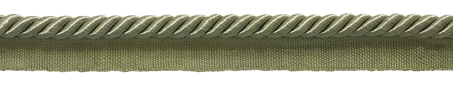 Medium 5/16 inch Basic Trim Lip Cord (Sage), Sold by The Yard , Style# 0516S Color: SAGE GREEN - L83 - DecoPro