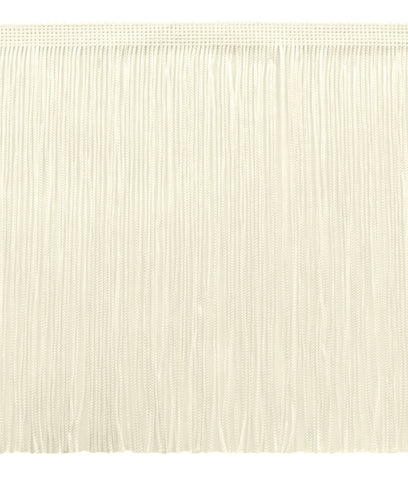 8 Inch Chainette Fringe Trim, Style# CF08 Color: Ivory (Off White) - OW, Sold By the Yard