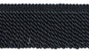 3 Inch Long Midnight Navy Blue Bullion Fringe Trim, Style# BFS3 Color: K10, Sold By the Yard