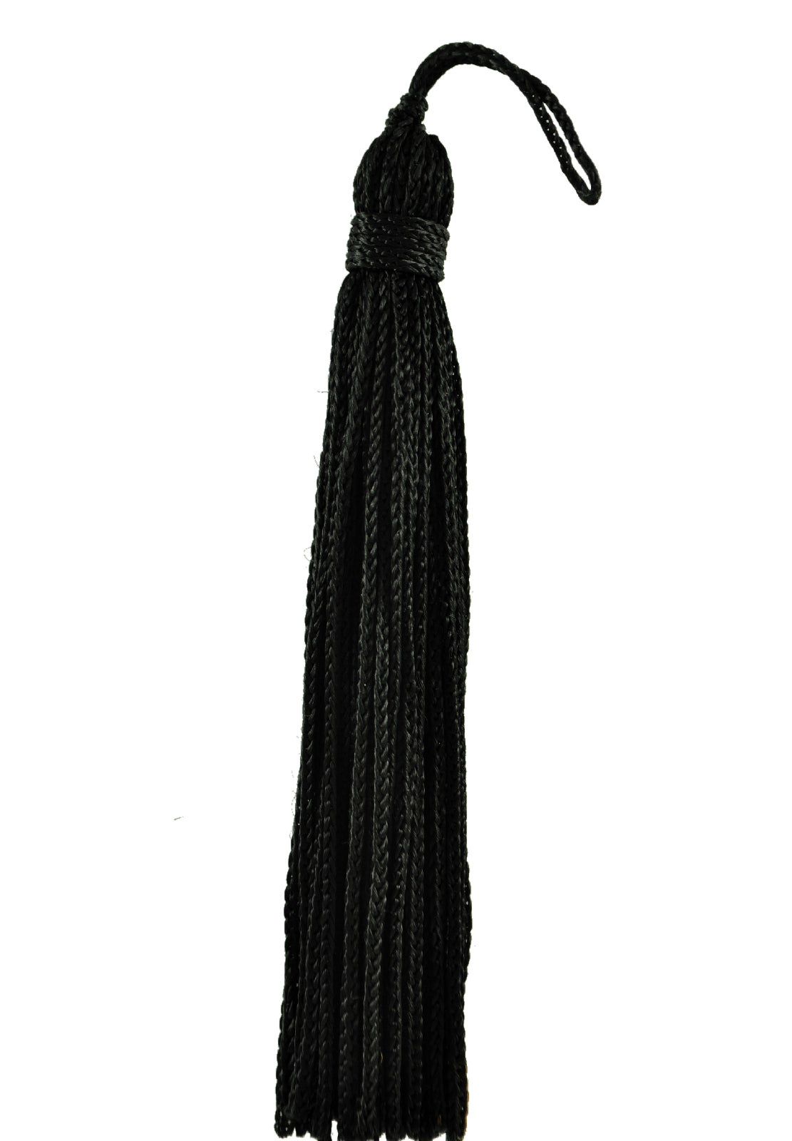 Set of 10 Black Chainette Tassel, 4 Inch Long with 1 Inch Loop, Basic Trim Collection Style# RT04 Color: K9 - DecoPro