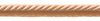 Large 3/8 inch Peach Basic Trim Cord With Sewing Lip, Sold by The Yard , Style# 0038S Color: SALMON - E16