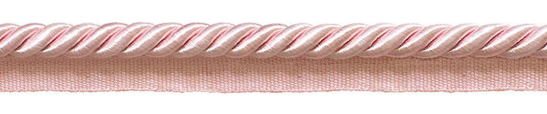 Large 3/8 inch PINK Basic Trim Cord With Sewing Lip, Package of 32.8 Yards (98 Feet / 30 Meters) , Style# 0038S Color: K11