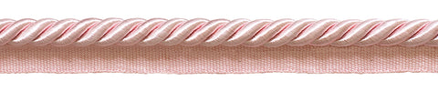 Large 3/8 inch PINK Basic Trim Cord With Sewing Lip, Package of 32.8 Yards (98 Feet / 30 Meters) , Style# 0038S Color: K11