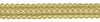 18 Yard Package / Lavish 1 inch Wide Coin Gold, Gold, Antique Gold Gimp Braid Trim / Style# 0100VG / Color: Gold - VNT4 (54 Ft / 16.5M)