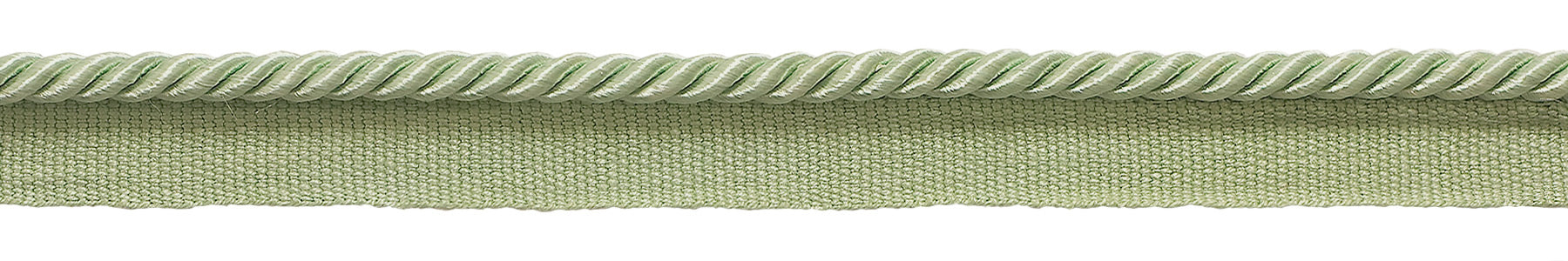 Small 3/16 inch Pale Jade Green, Basic Trim Lip Cord, Sold by The Yard , Style# 0316S Color: PALE JADE - G12 - DecoPro