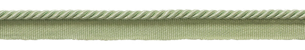 Small 3/16 inch Pale Jade Green, Basic Trim Lip Cord, Sold by The Yard , Style# 0316S Color: PALE JADE - G12