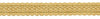 Lavish 1 inch Wide Apricot, Maize, Light Gold Gimp Braid Trim / Style# 0100VG / Color: Butter Cream - VNT26 / Sold by The Yard