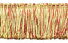 Veranda Collection 2 inch Brush Fringe Trim / Camel Gold, Beachwood Gold, Dark Rust / Style#: 0200VB / Color: Golden Harvest - VNT31 / Sold by the Yard