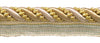 Large Antique gold 7/16 inch Imperial II Lip Cord Style# 0716I2 Color: RUSTIC GOLD - 4975 (Sold by The Yard)