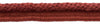 Package of 8 Yards / Elaborate 3/8 inch Rust, Brick Red Veranda Collection Trim Cord With Sewing Lip / Style# 0038V / Color: Rusty Brick - VNT22 (24 Feet / 7.3 Meters)