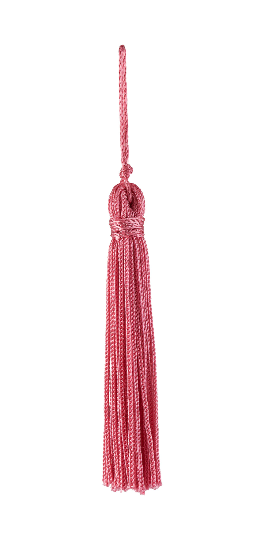 Set of 10 Dusty Rose Chainette Tassel, 4 Inch Long with 1 Inch Loop, Basic Trim Collection Style# RT04 Color:LIGHT ROSE - K13 - DecoPro