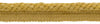 Elaborate 3/8 inch Coin Gold, Gold, Antique Gold Veranda Collection Trim Cord With Sewing Lip / Style# 0038V / Color: Gold - VNT4 / Sold by The Yard