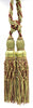 Beautiful Beechwood Gold, Camel Gold, Dark Rust Curtain & Drapery Large Double Tassel Tieback/10 inch tassel, 38 inch Spread Decorative Rope Holdback / Style# TBEL10-2 (21465) Color: EL09